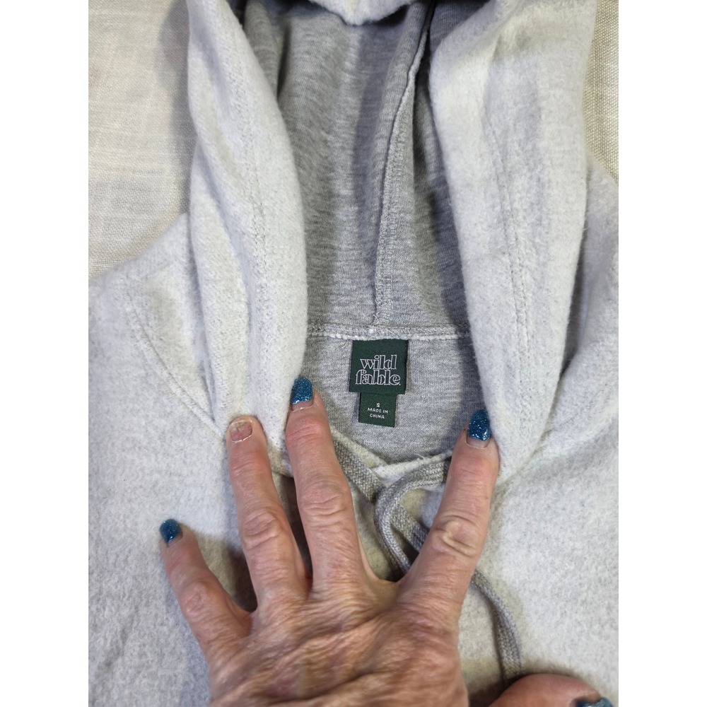 Wild Fable Gray Hoodie and Qinsen Pink Tank Top Bundle Small 2 Piece Set - Picture 6 of 8